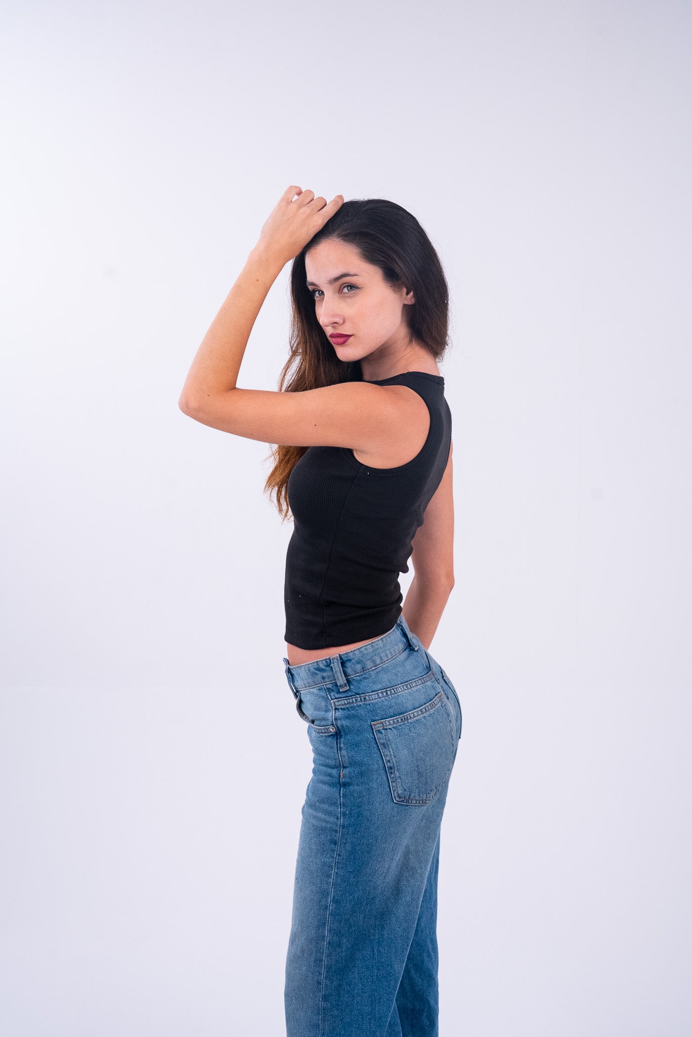 Ink Black Tank Top