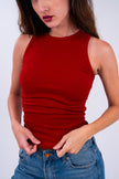 Deep Crimson Tank Top