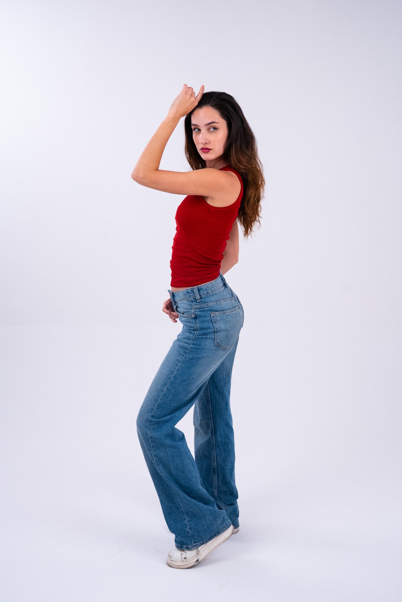 Deep Crimson Tank Top
