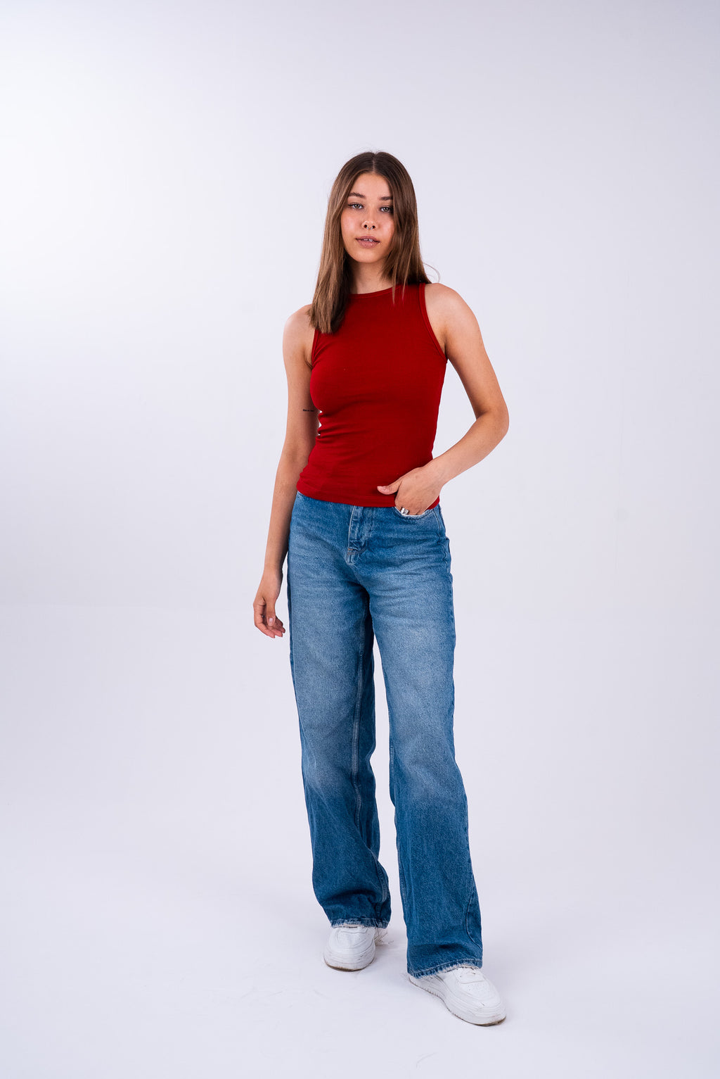 Deep Crimson Tank Top