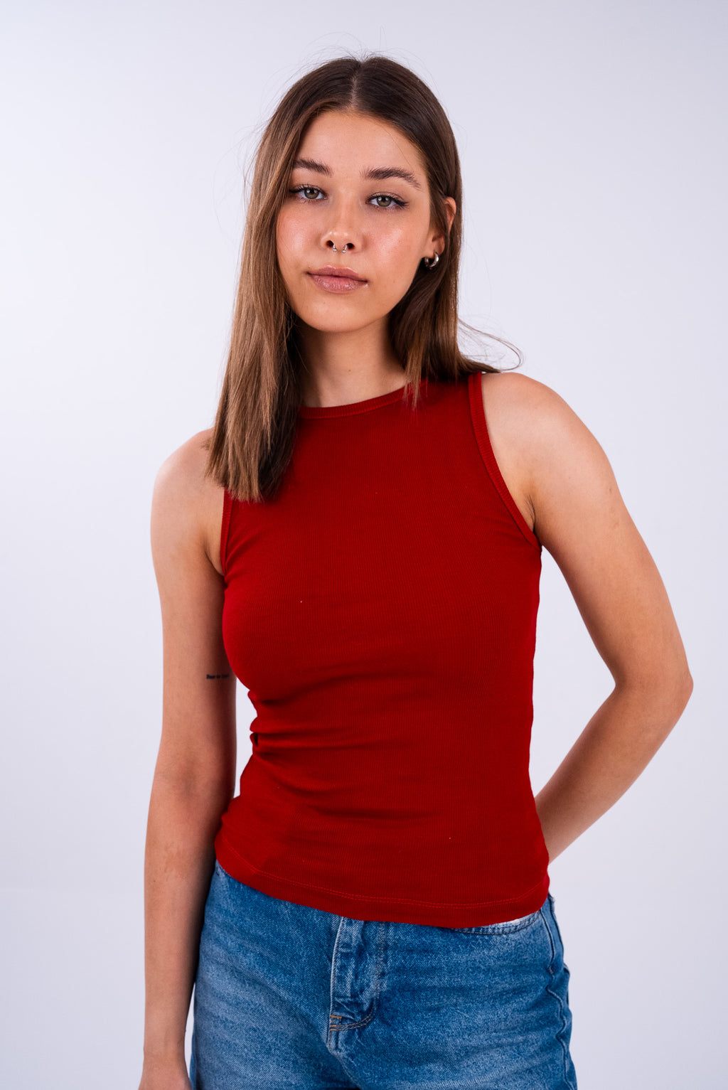 Deep Crimson Tank Top