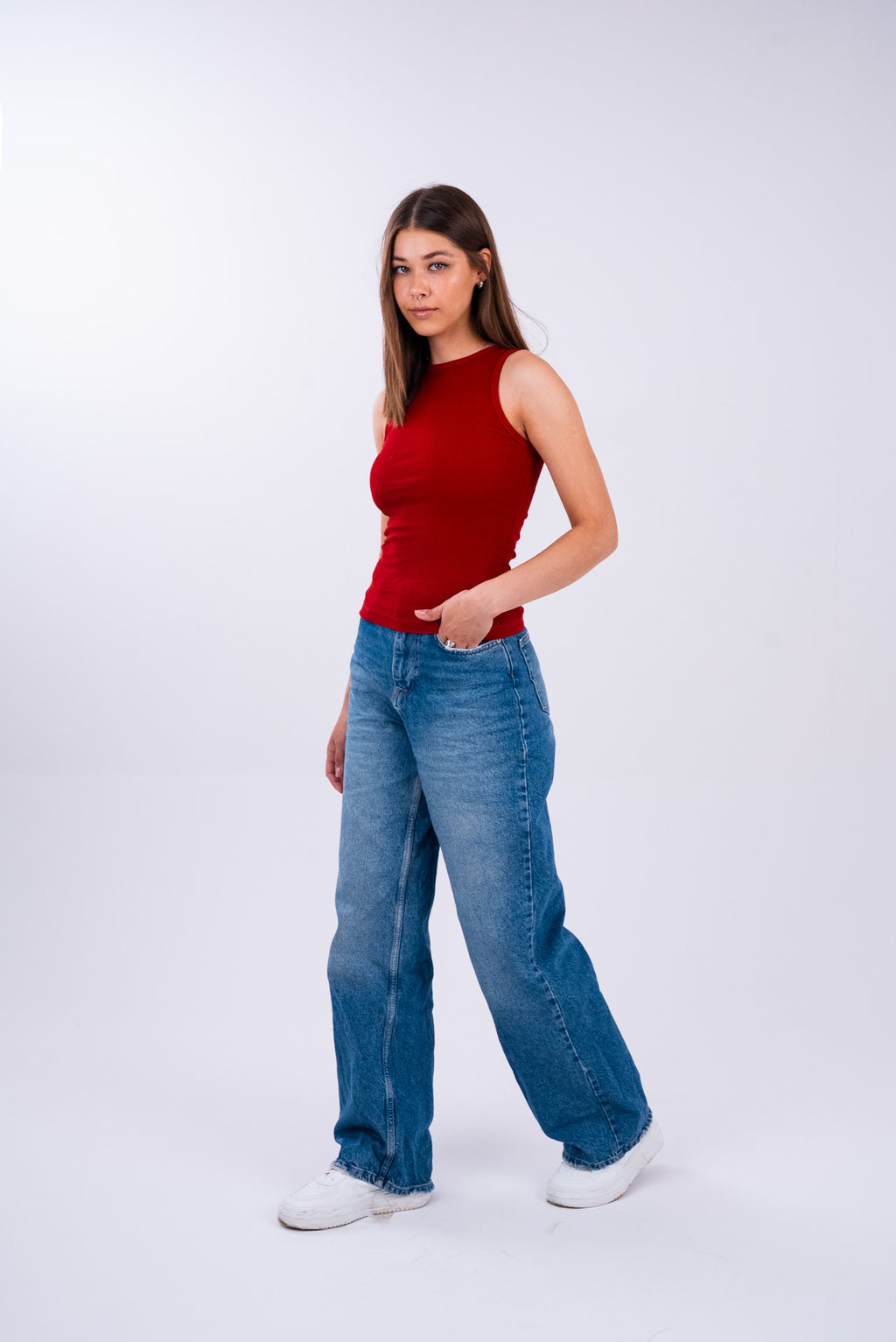 Deep Crimson Tank Top