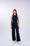 Stonewashed Navy Tank Top