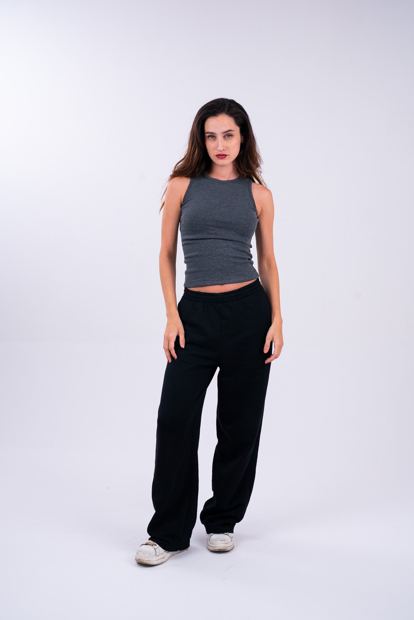 Dim Gray Tank Top
