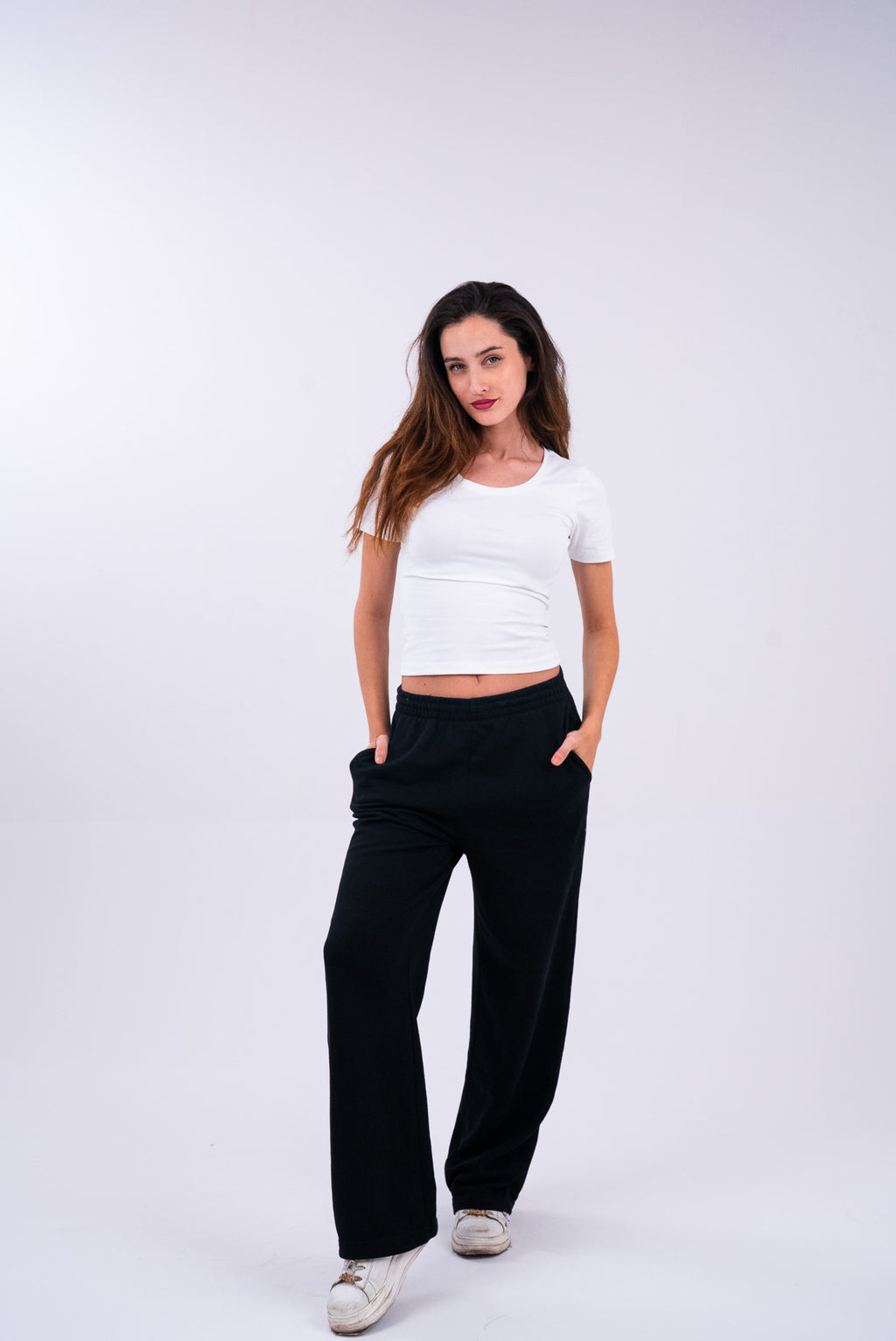 Ice White U-Shaped Top