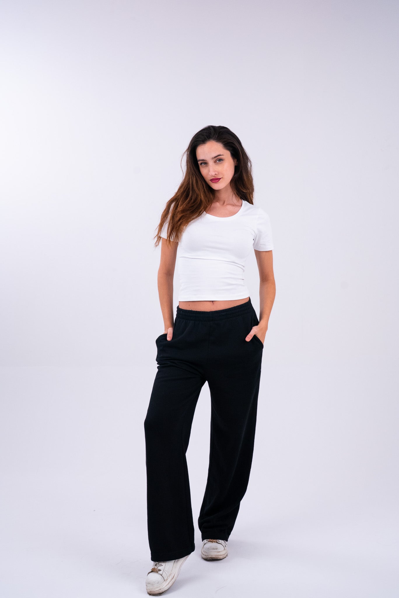 Ice White U-Shaped Top