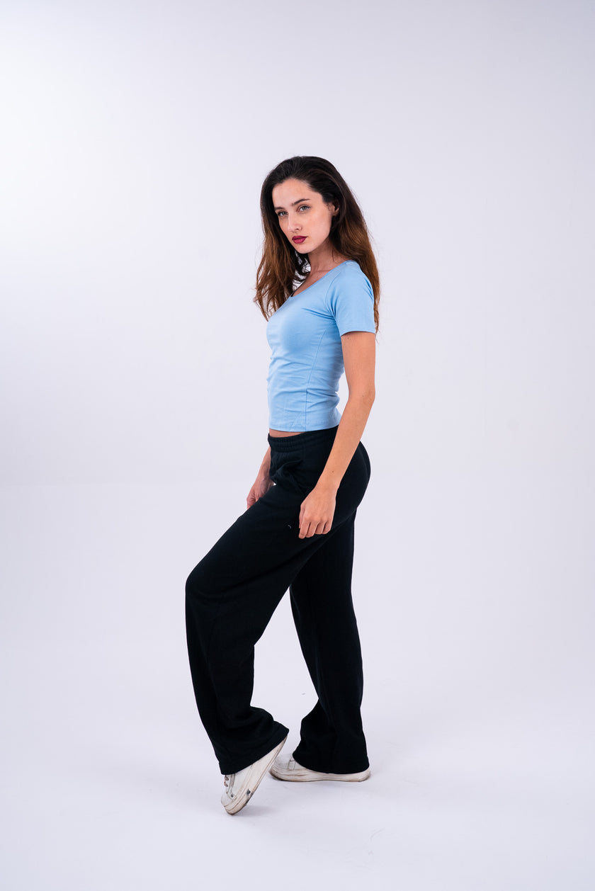 Jordy Blue U-Shaped Top