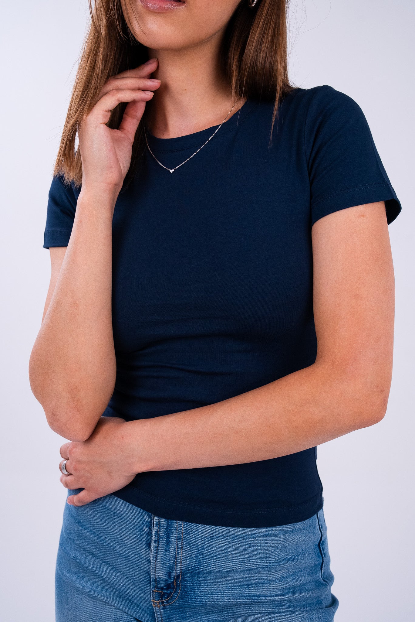 Oxford Blue Basic Top
