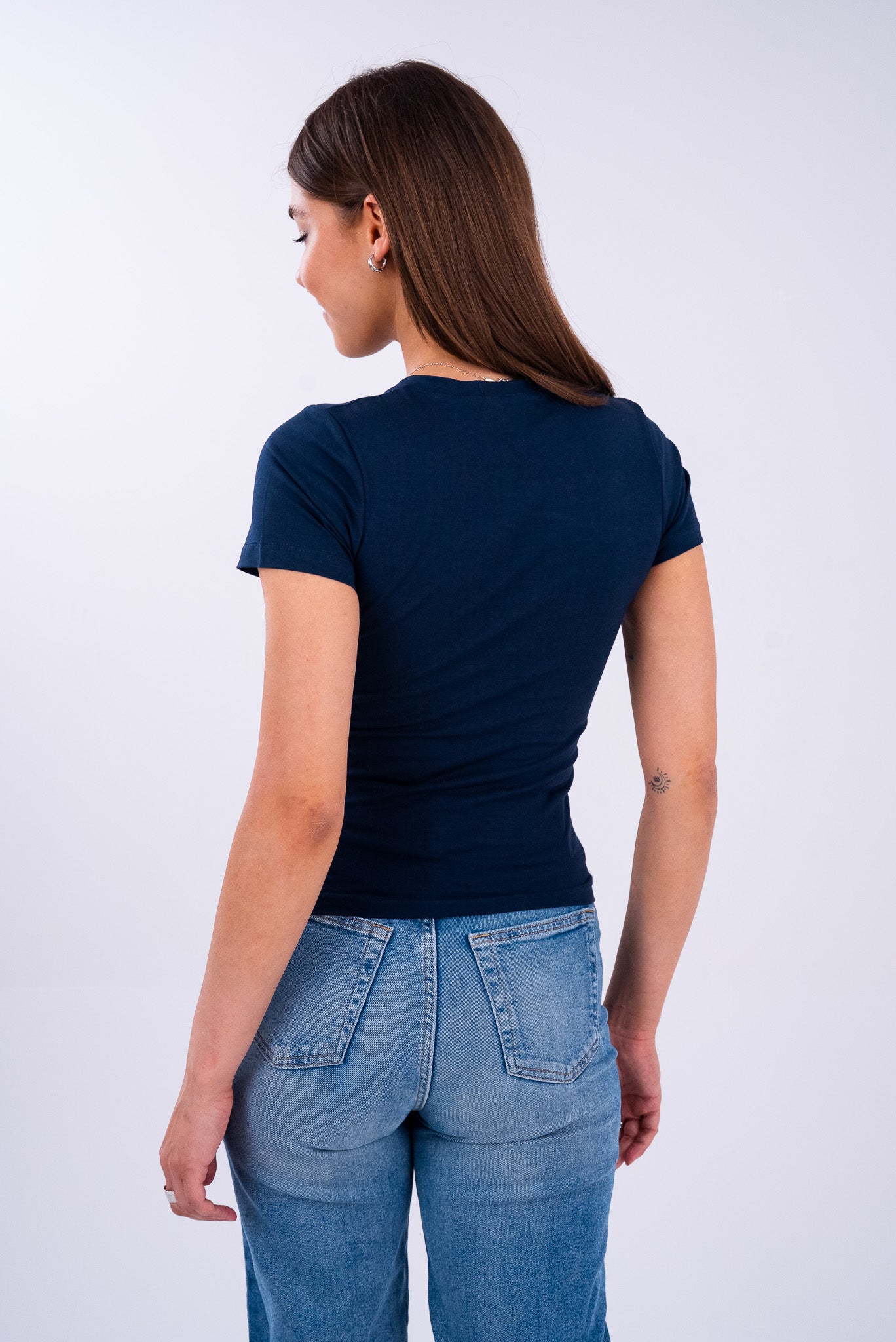Oxford Blue Basic Top
