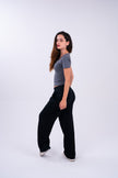 Dim Gray U-Shaped Top