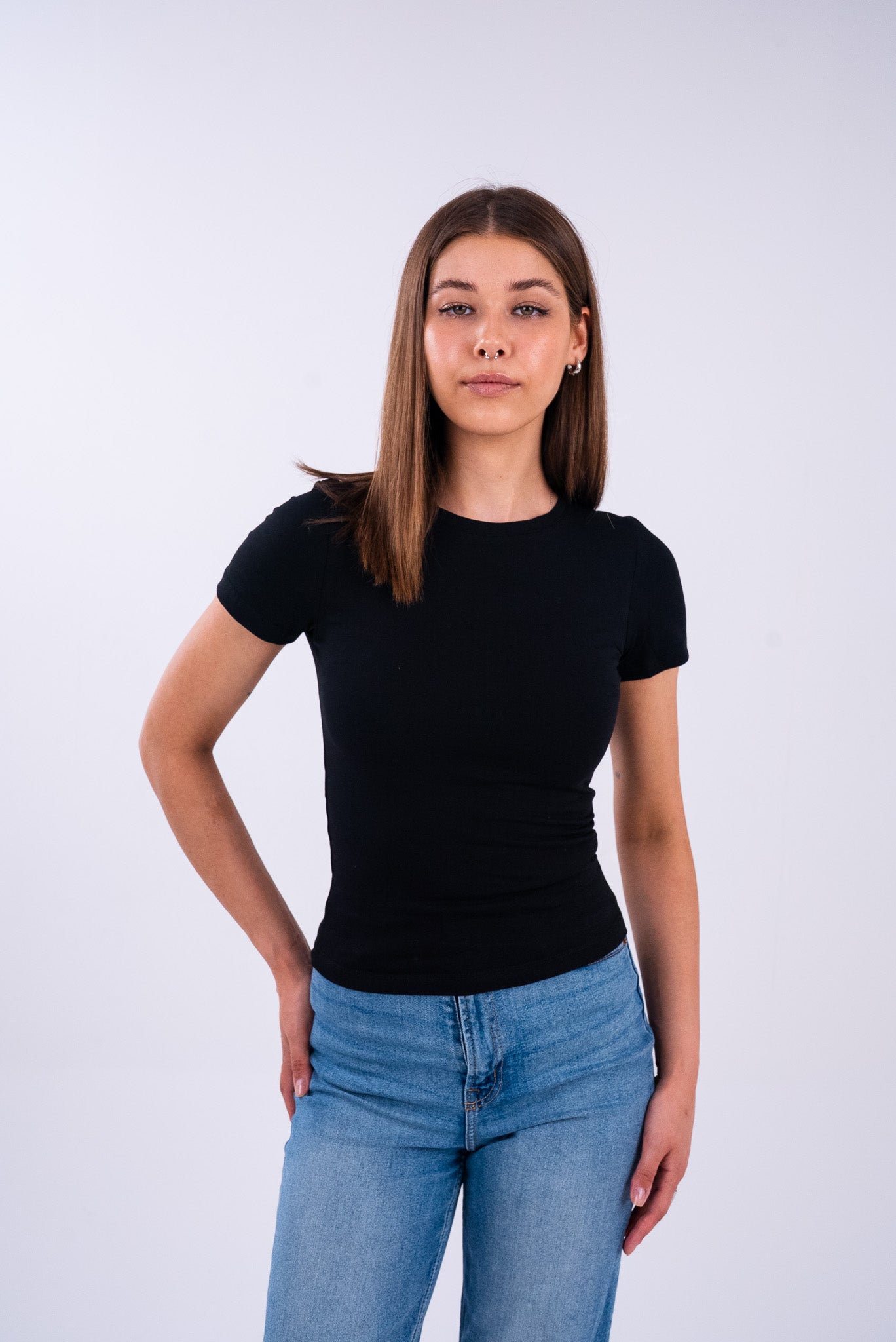 Midnight Black Basic Top