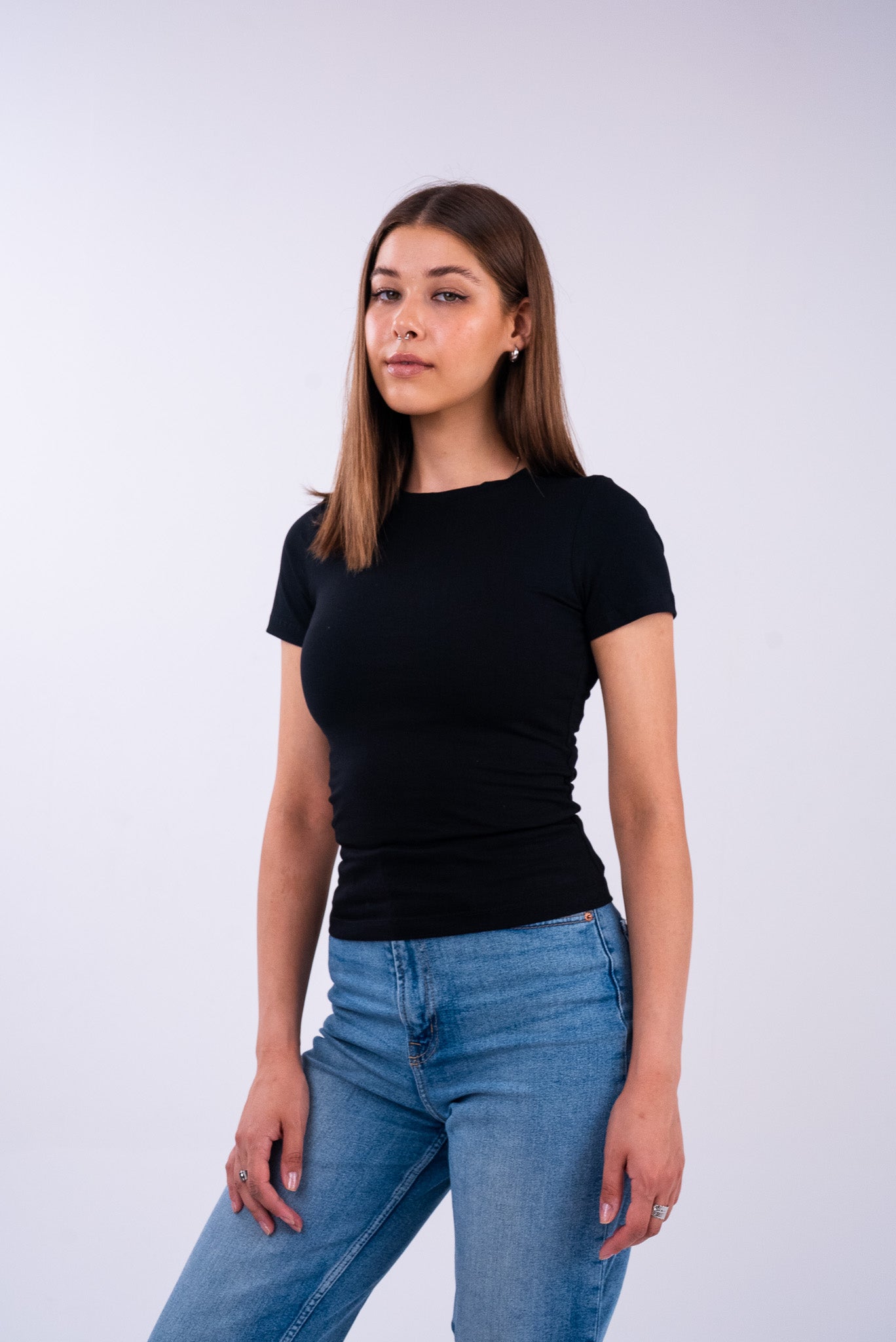 Midnight Black Basic Top