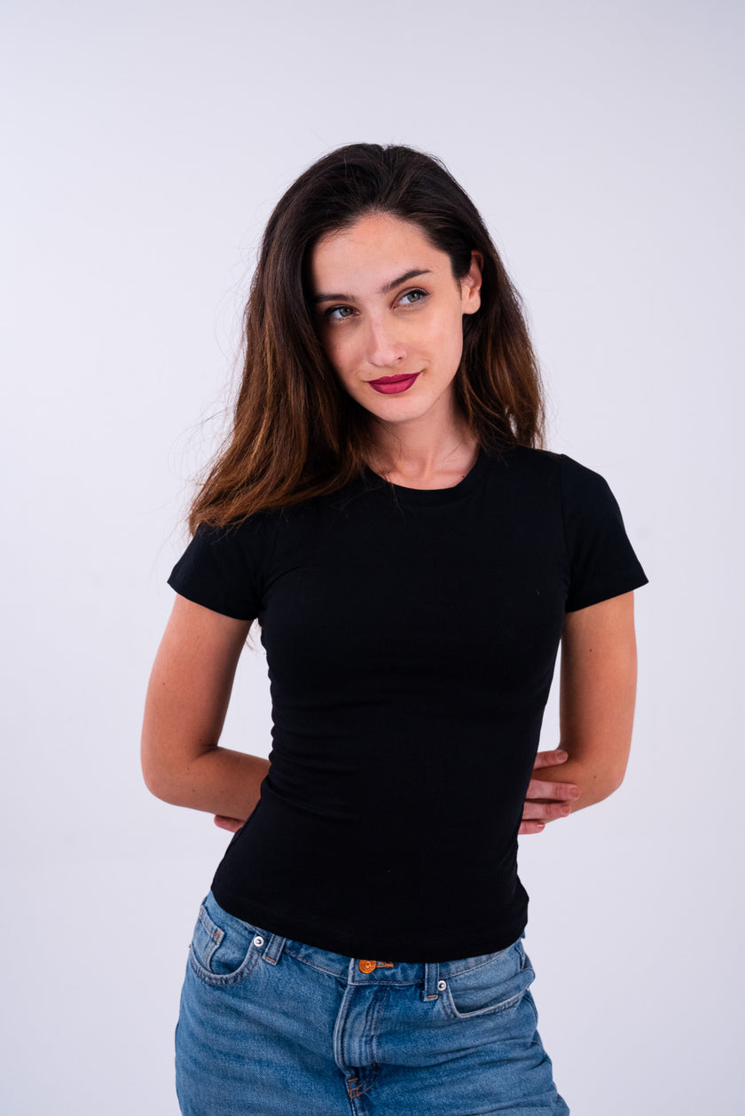 Midnight Black Basic Top