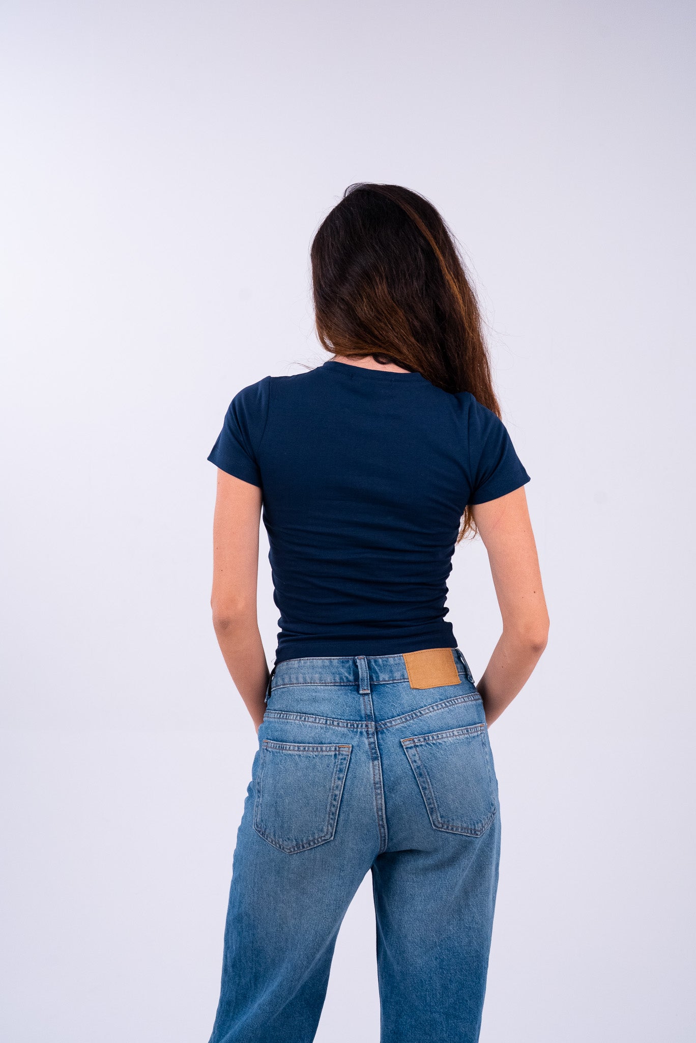 Oxford Blue Basic Top