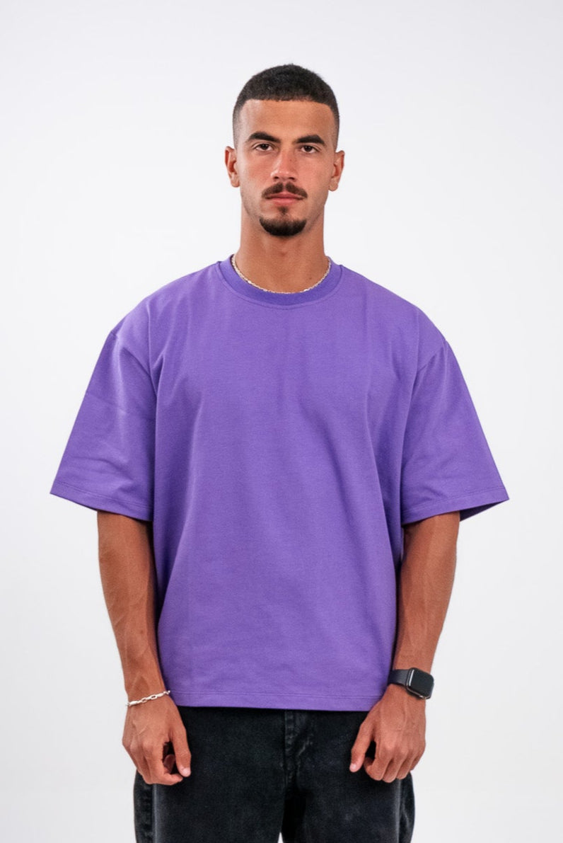 Amethyst Purple Boxy T-Shirt