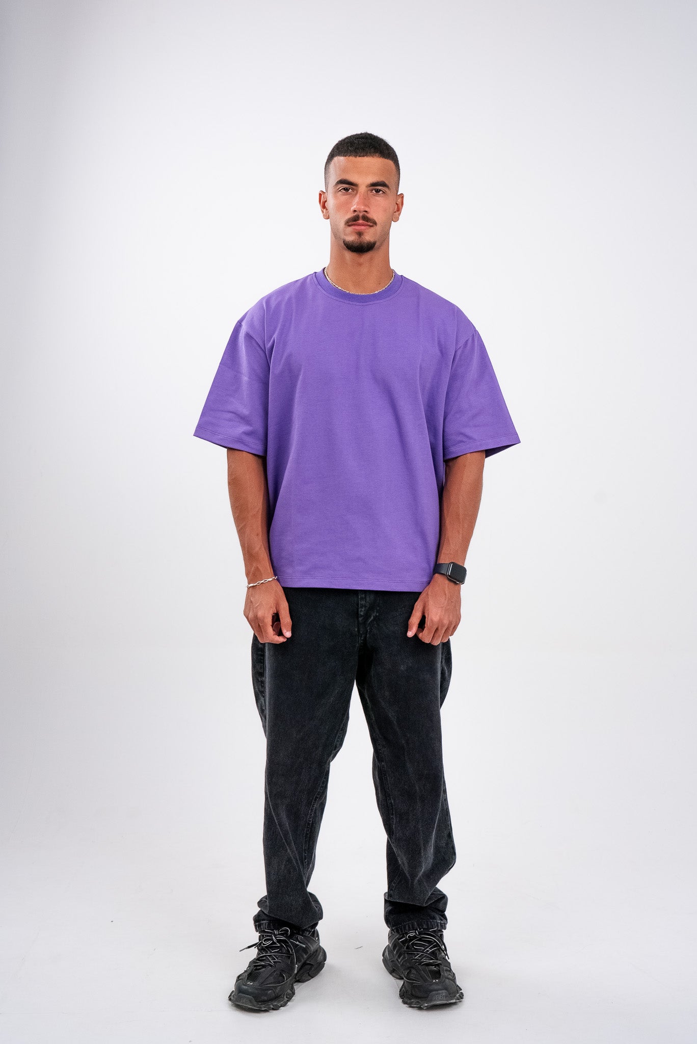 Amethyst Purple Boxy T-Shirt