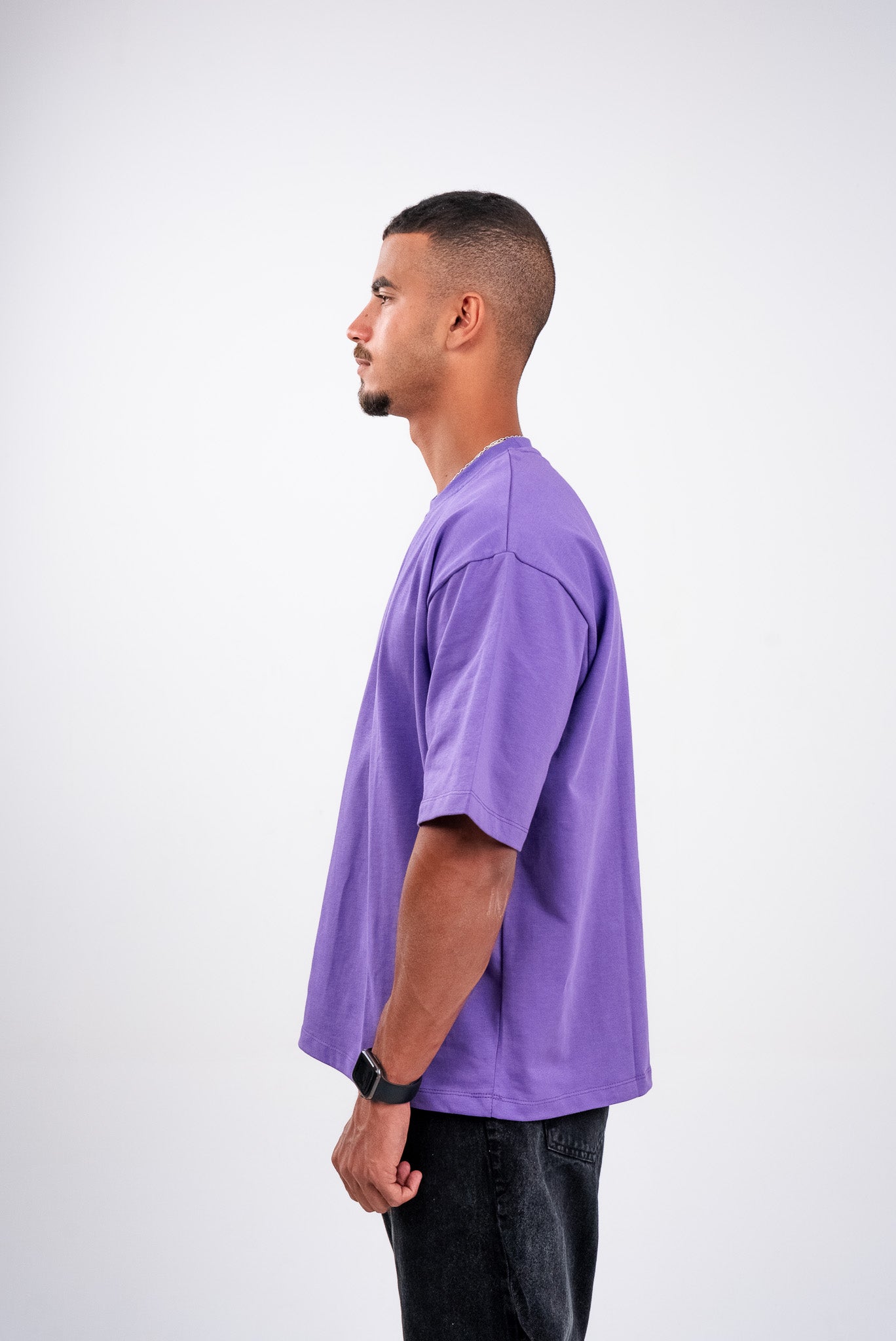 Amethyst Purple Boxy T-Shirt