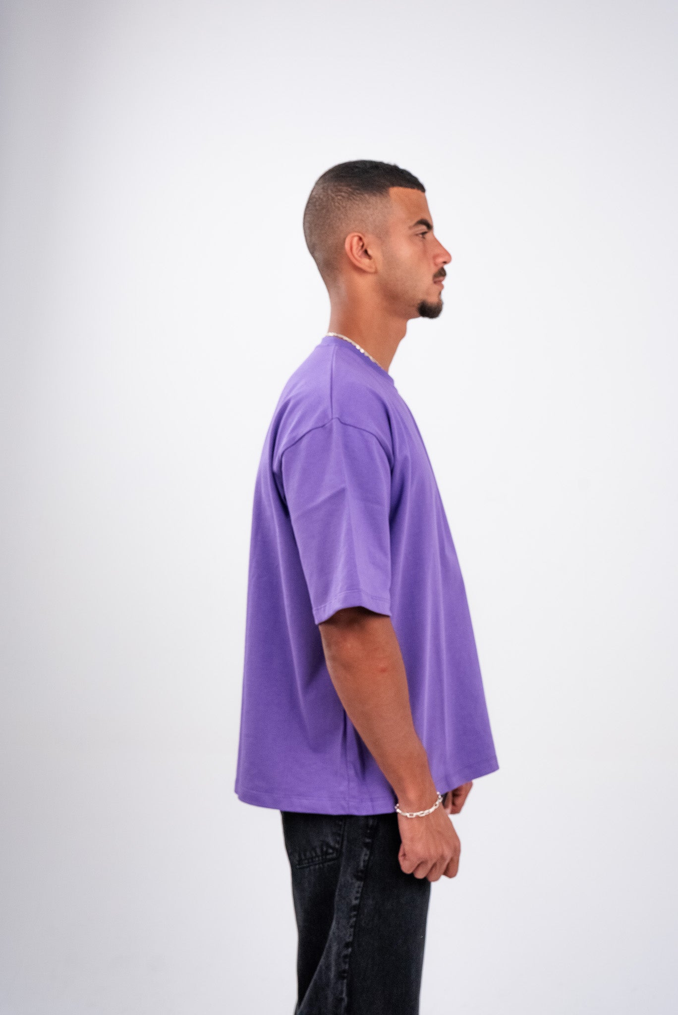 Amethyst Purple Boxy T-Shirt