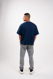 Navy Blue Boxy T-Shirt