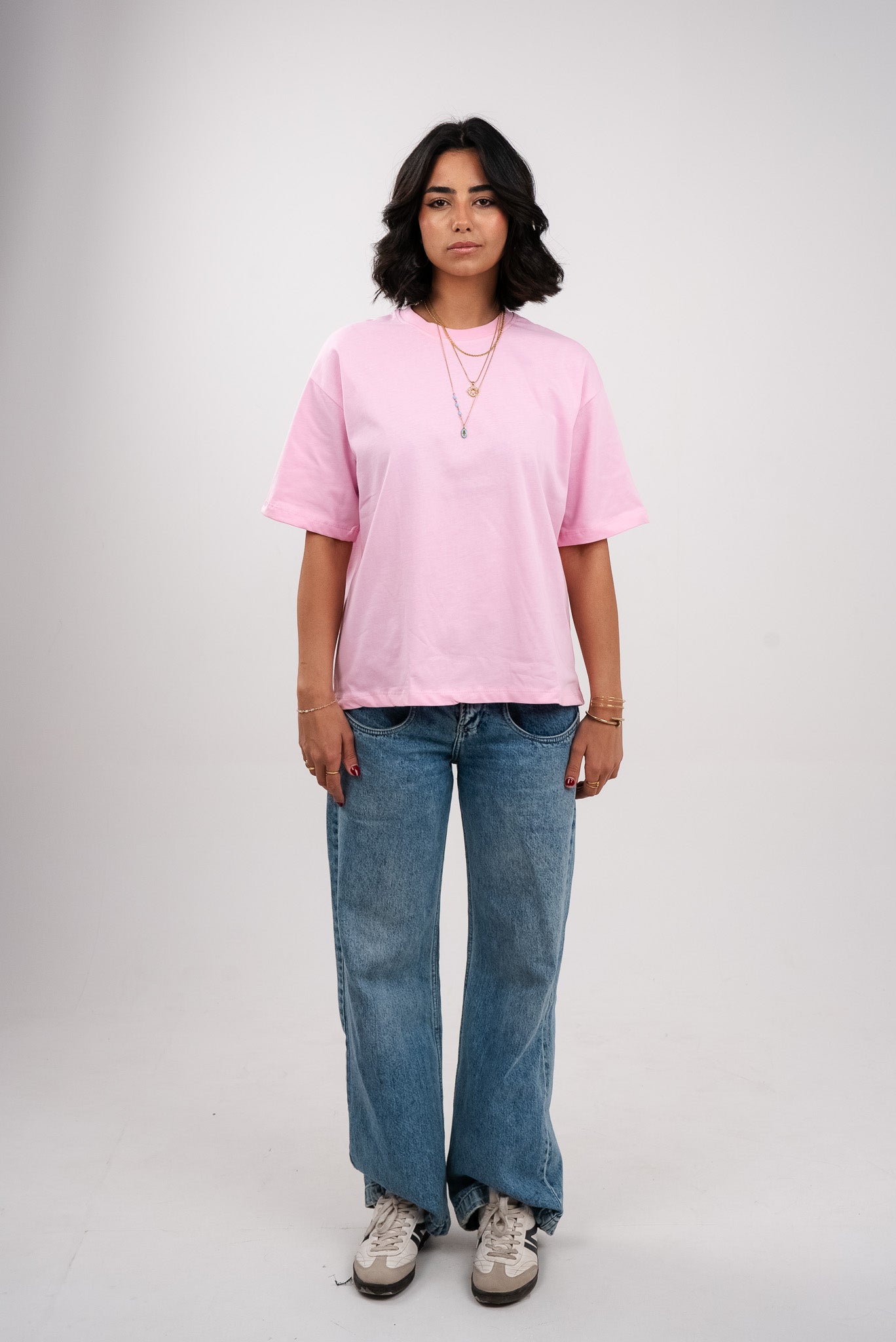 BubbleGum Pink Boxy T-Shirt