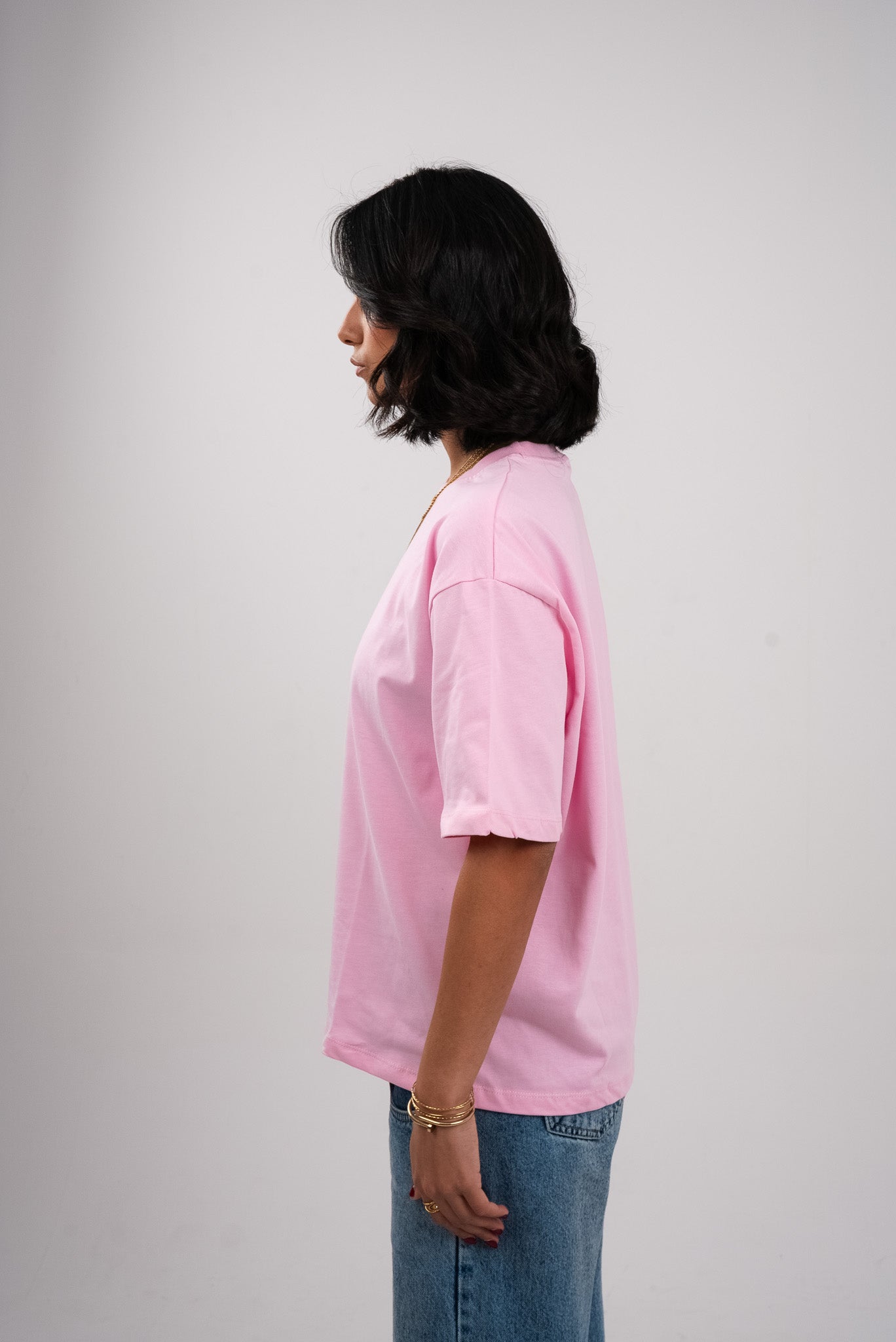 BubbleGum Pink Boxy T-Shirt