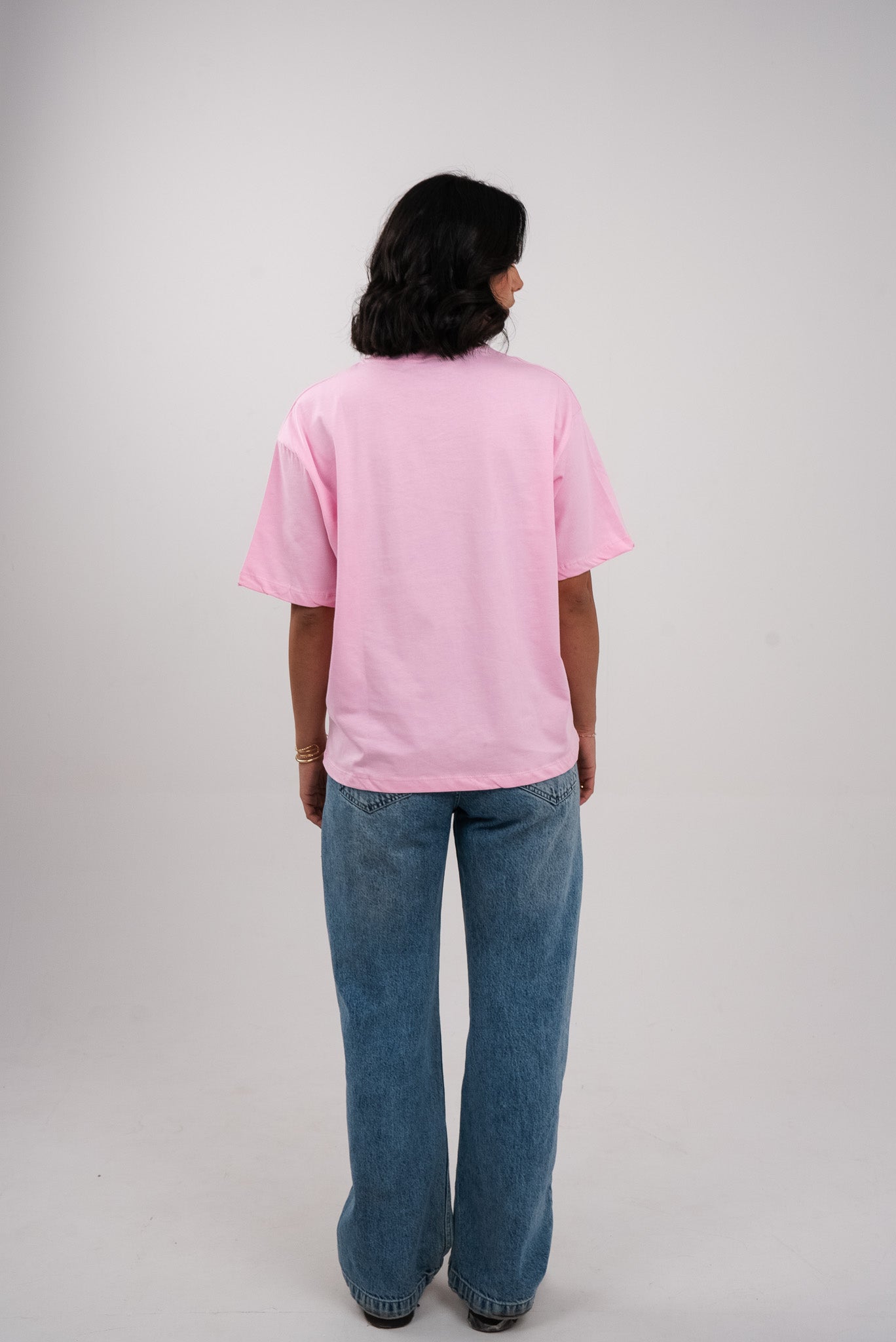 BubbleGum Pink Boxy T-Shirt