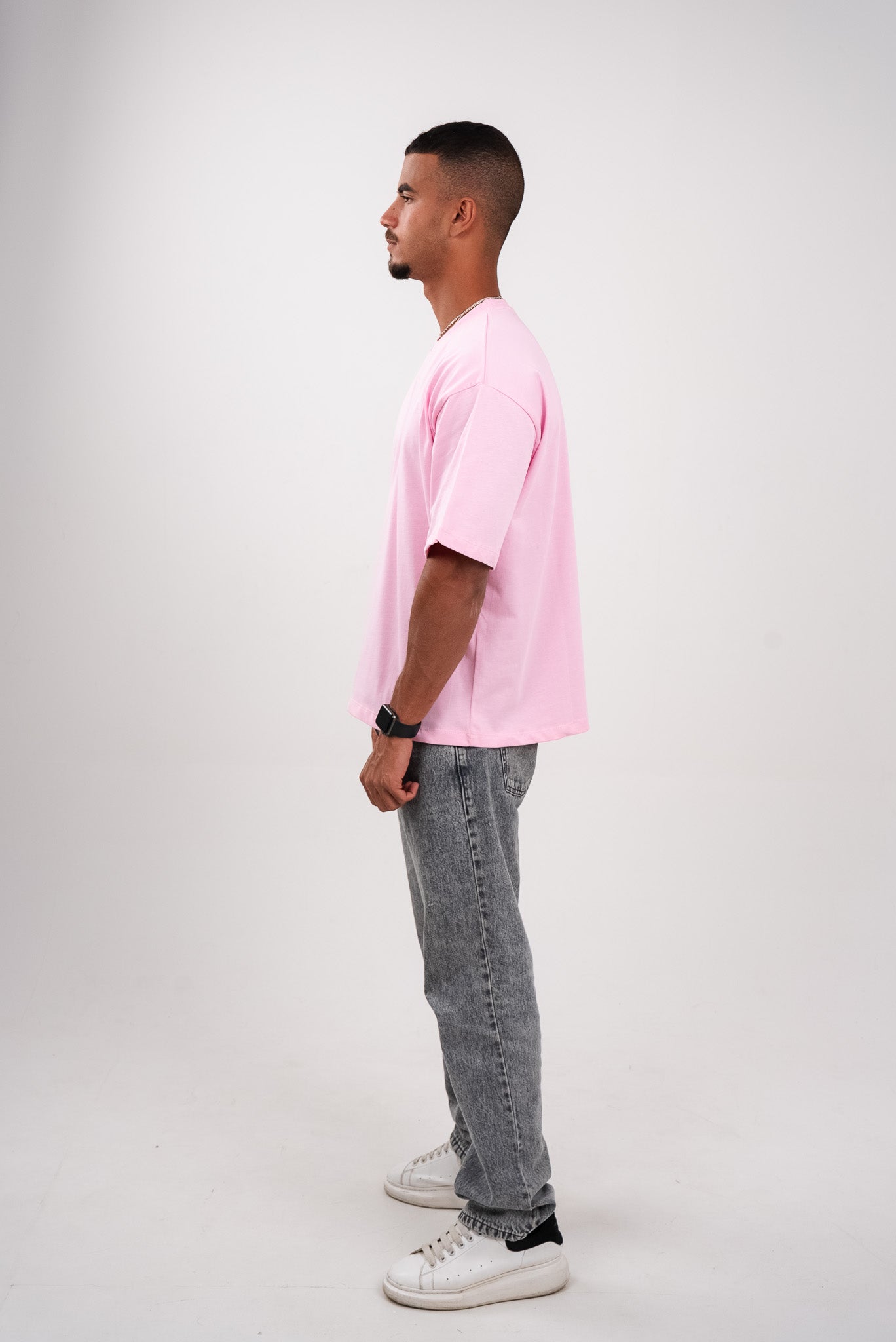 BubbleGum Pink Boxy T-Shirt