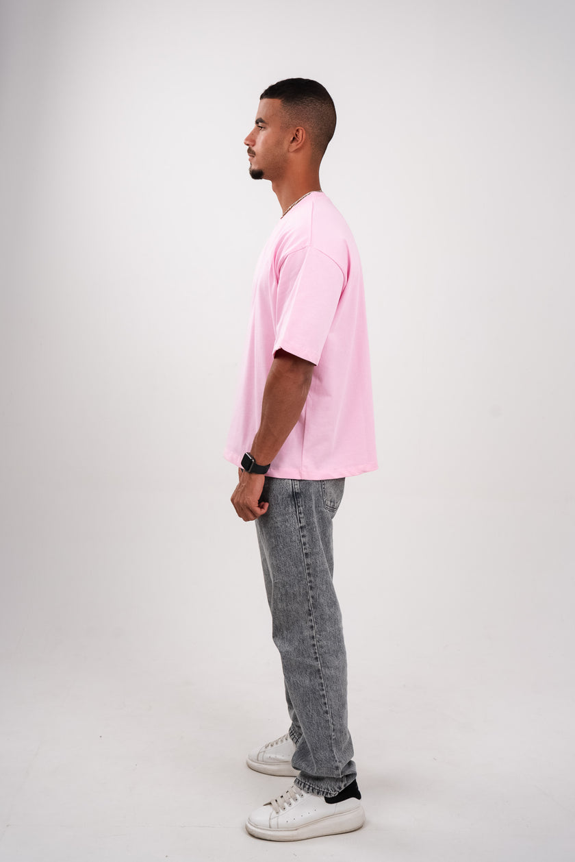 BubbleGum Pink Boxy T-Shirt
