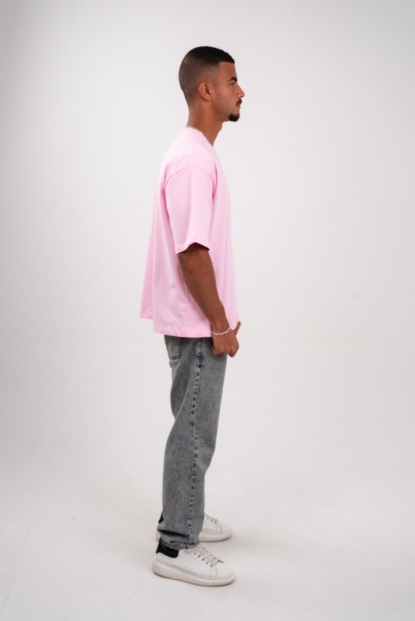 BubbleGum Pink Boxy T-Shirt
