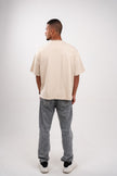 Beige Tan Boxy T-Shirt