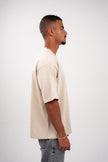 Beige Tan Boxy T-Shirt