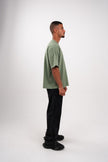 Olive Green Boxy T-Shirt