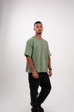Olive Green Boxy T-Shirt