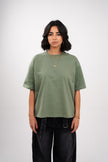 Olive Green Boxy T-Shirt