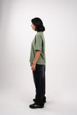 Olive Green Boxy T-Shirt