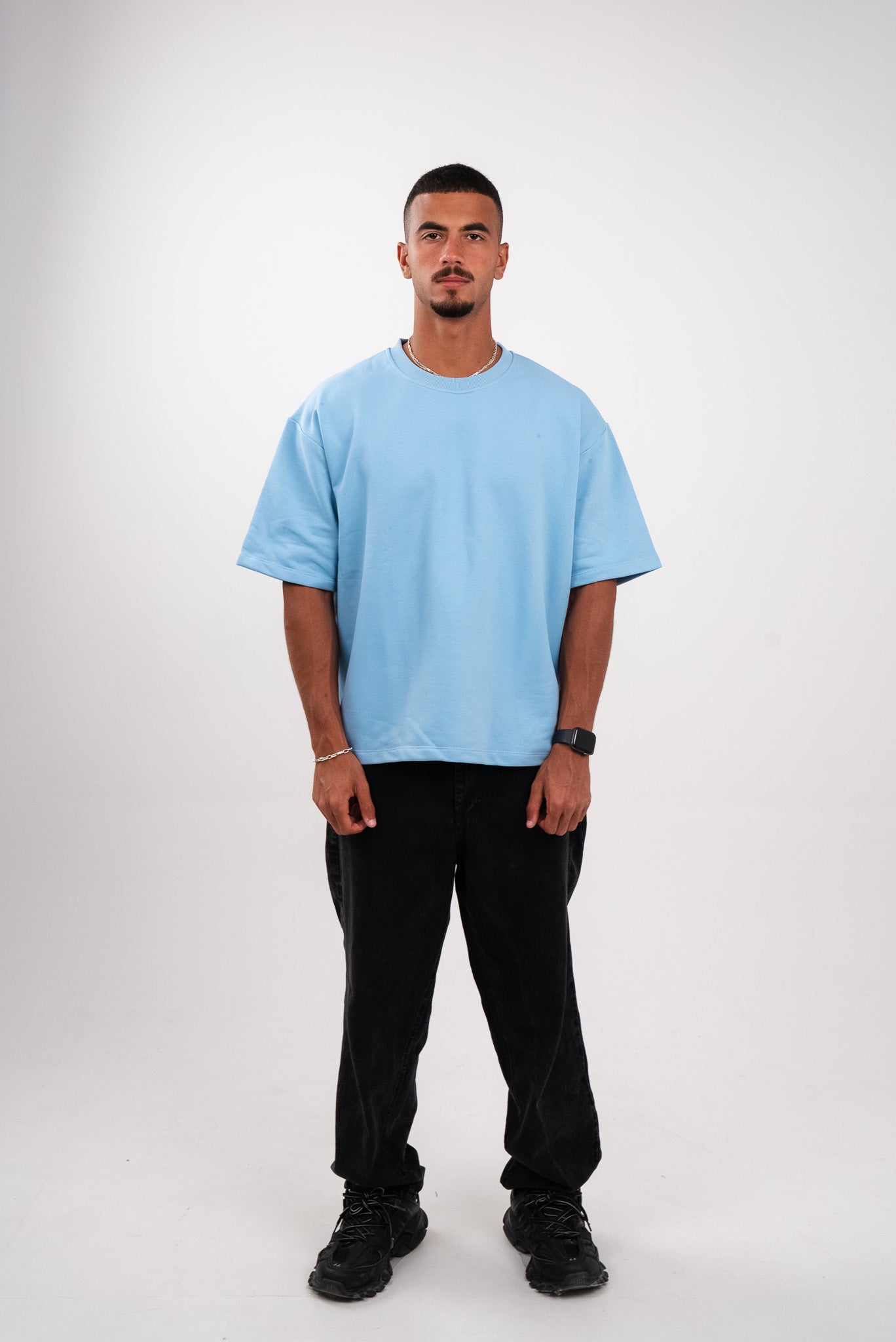 Blue Heavy Weight Boxy T-Shirt