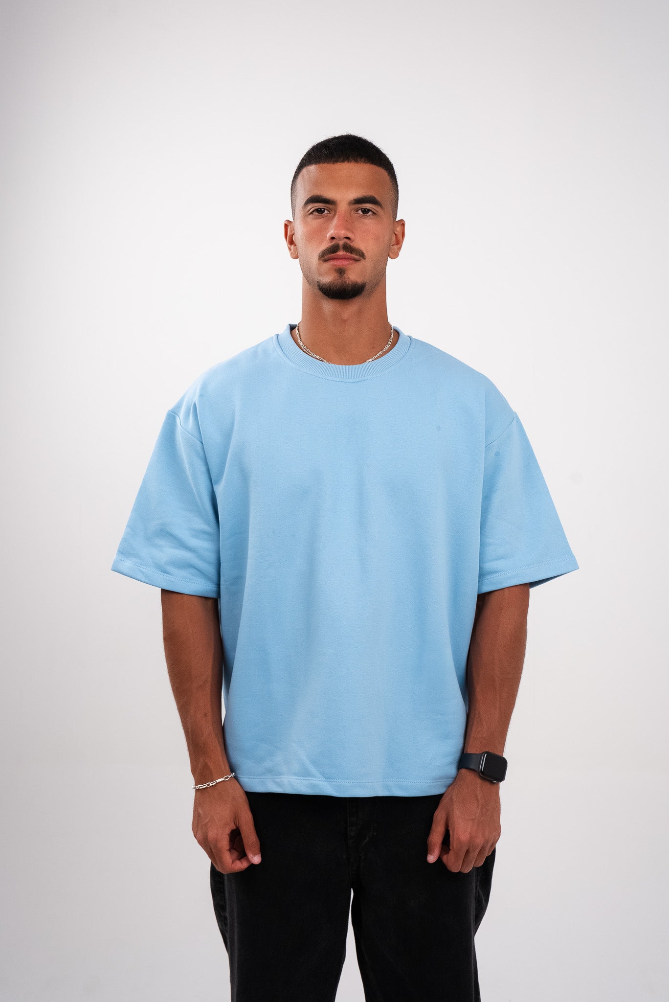 Blue Heavy Weight Boxy T-Shirt