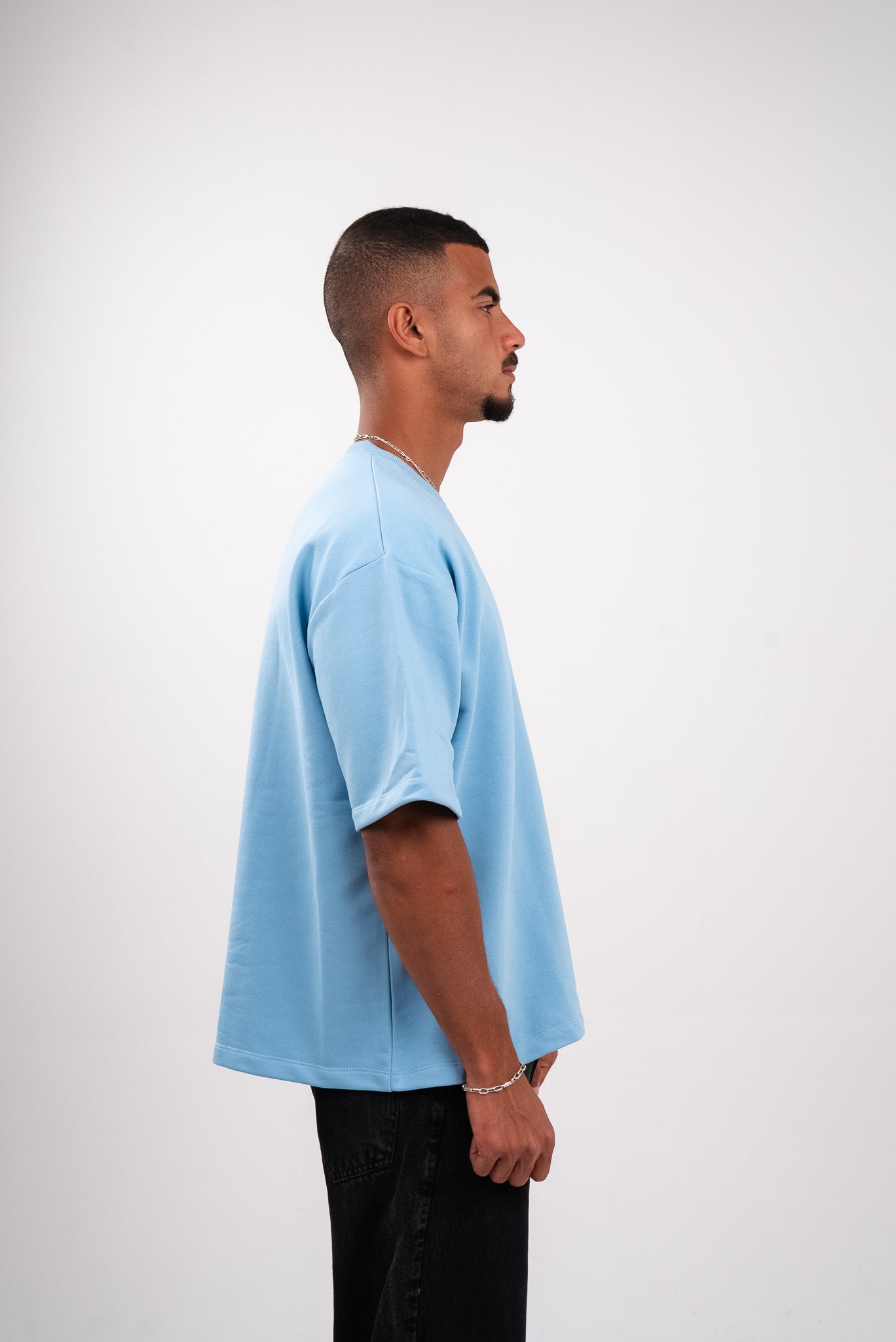 Blue Heavy Weight Boxy T-Shirt