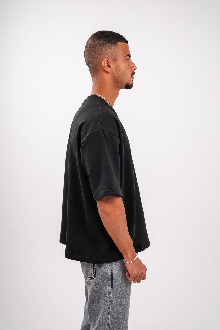 Charcoal Black Boxy T-Shirt