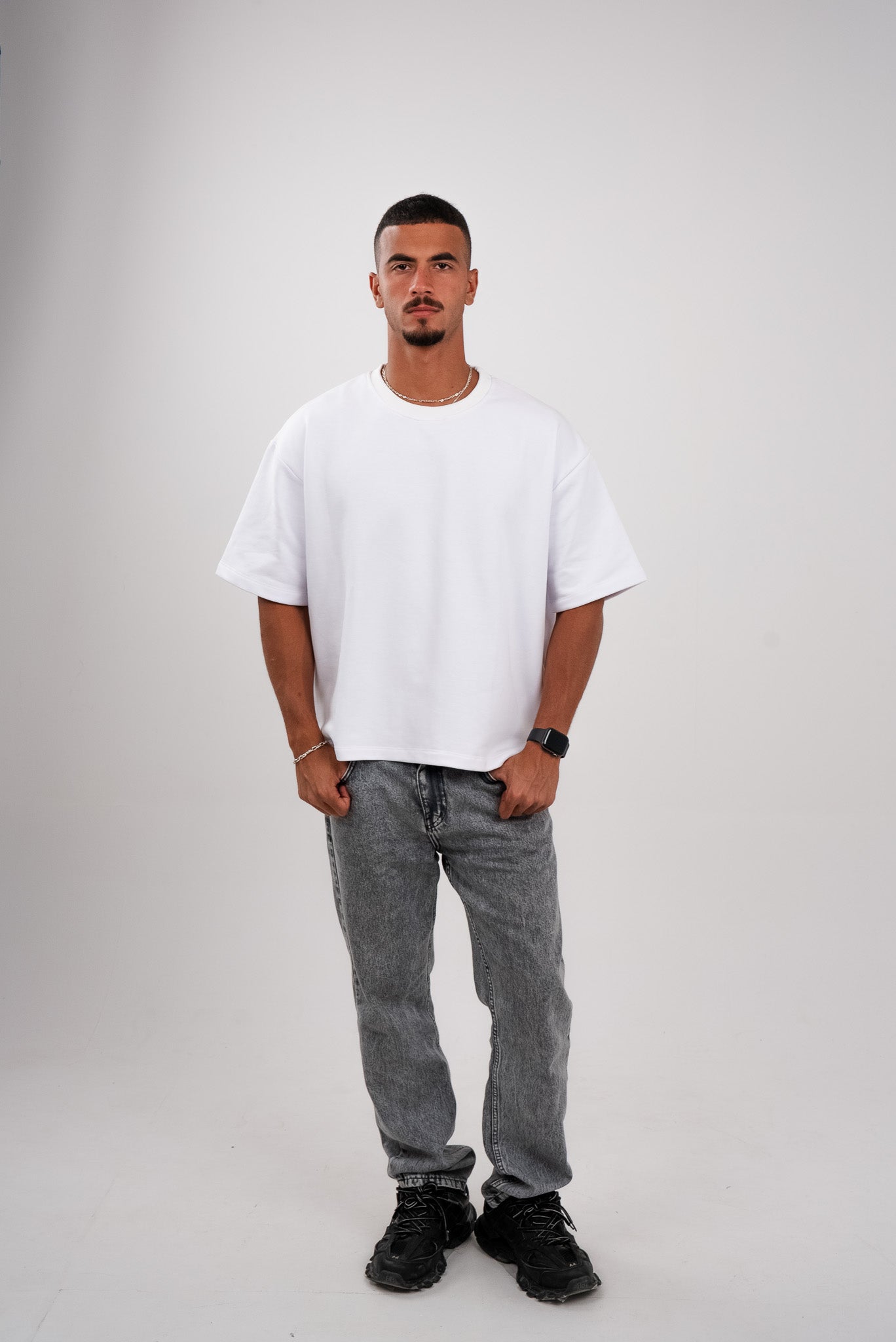 White Heavy Weight Boxy T-Shirt