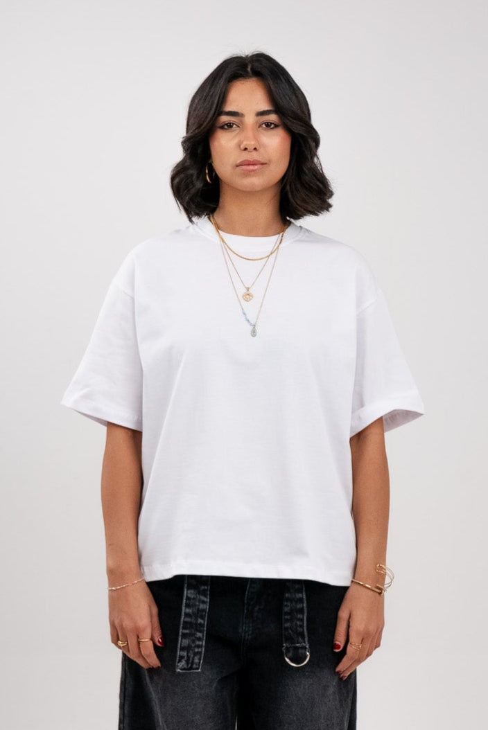 Ice White Boxy T-Shirt