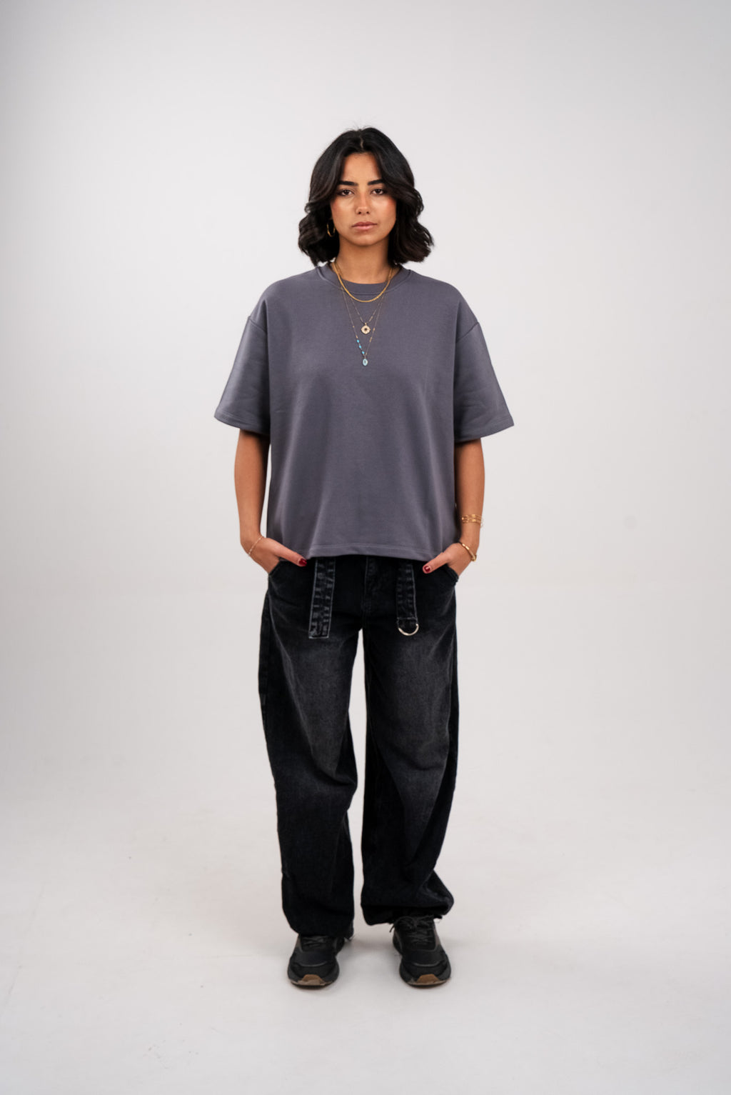 Grey Heavy Weight Boxy T-Shirt