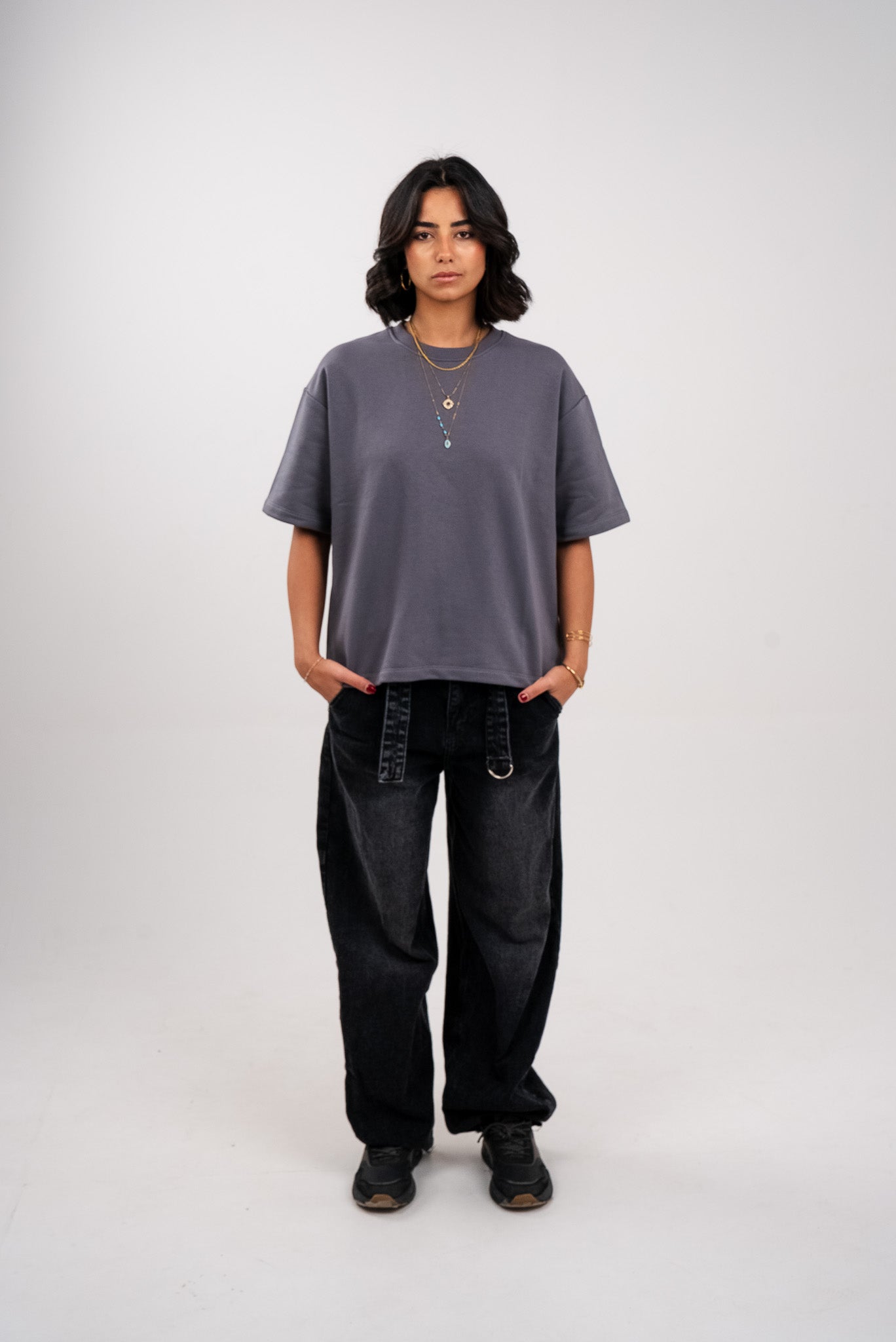 Iron Grey Boxy T-Shirt