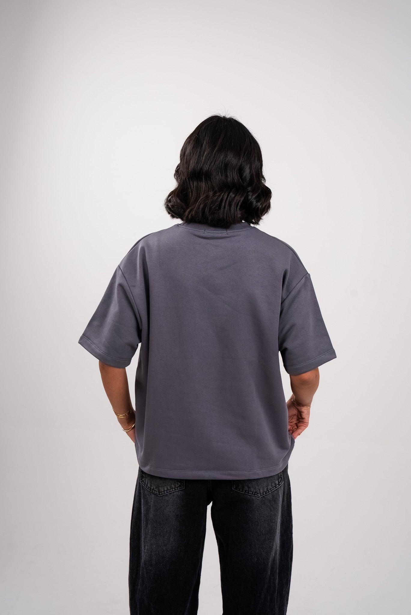 Iron Grey Boxy T-Shirt