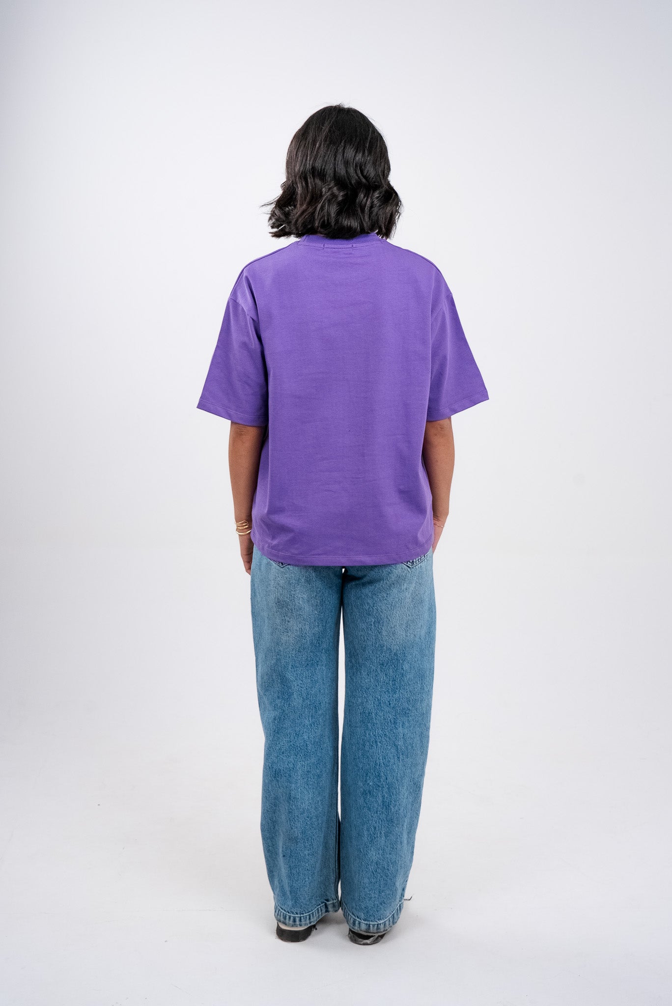 Amethyst Purple Boxy T-Shirt