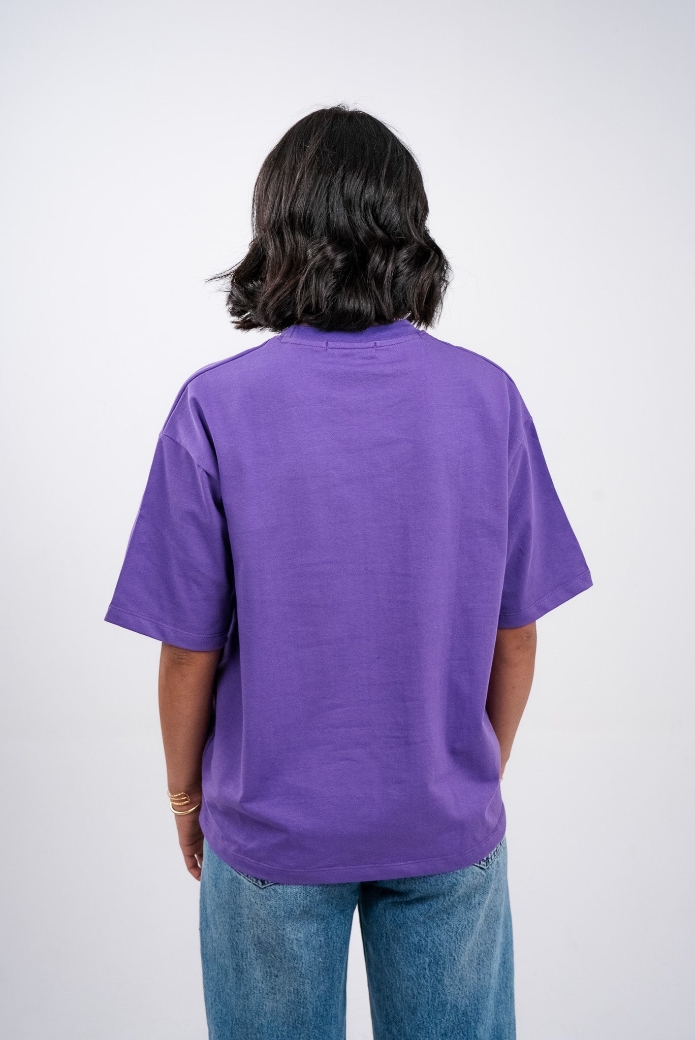 Amethyst Purple Boxy T-Shirt