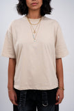 Beige Tan Boxy T-Shirt