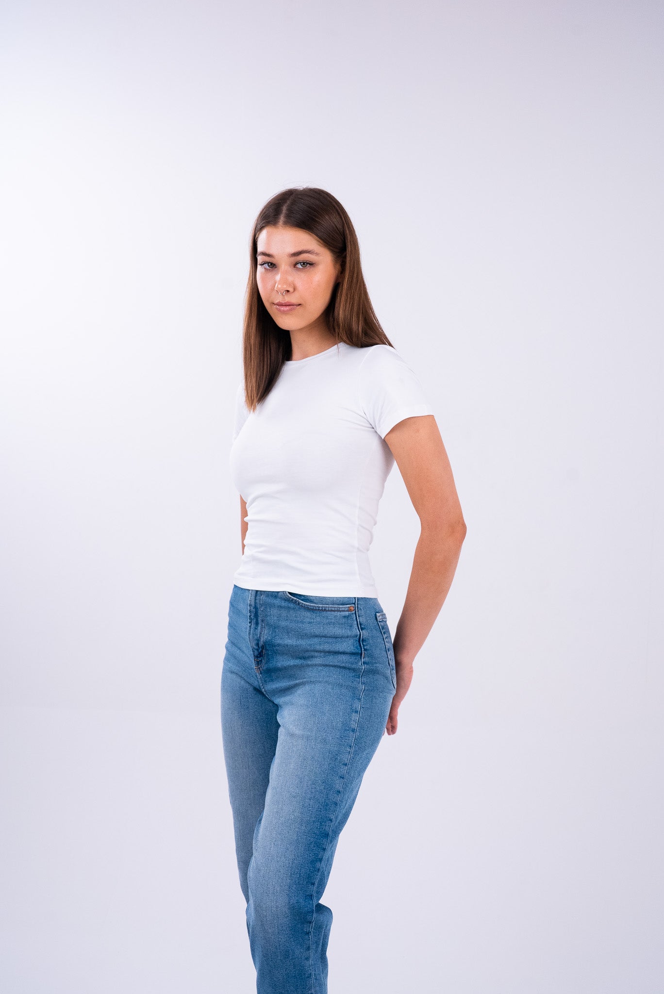 Ice White Basic Top