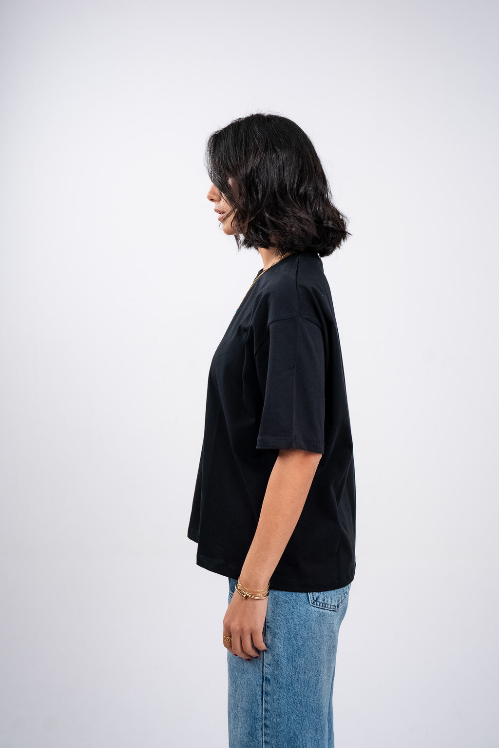 Black Heavy Weight Boxy T-Shirt