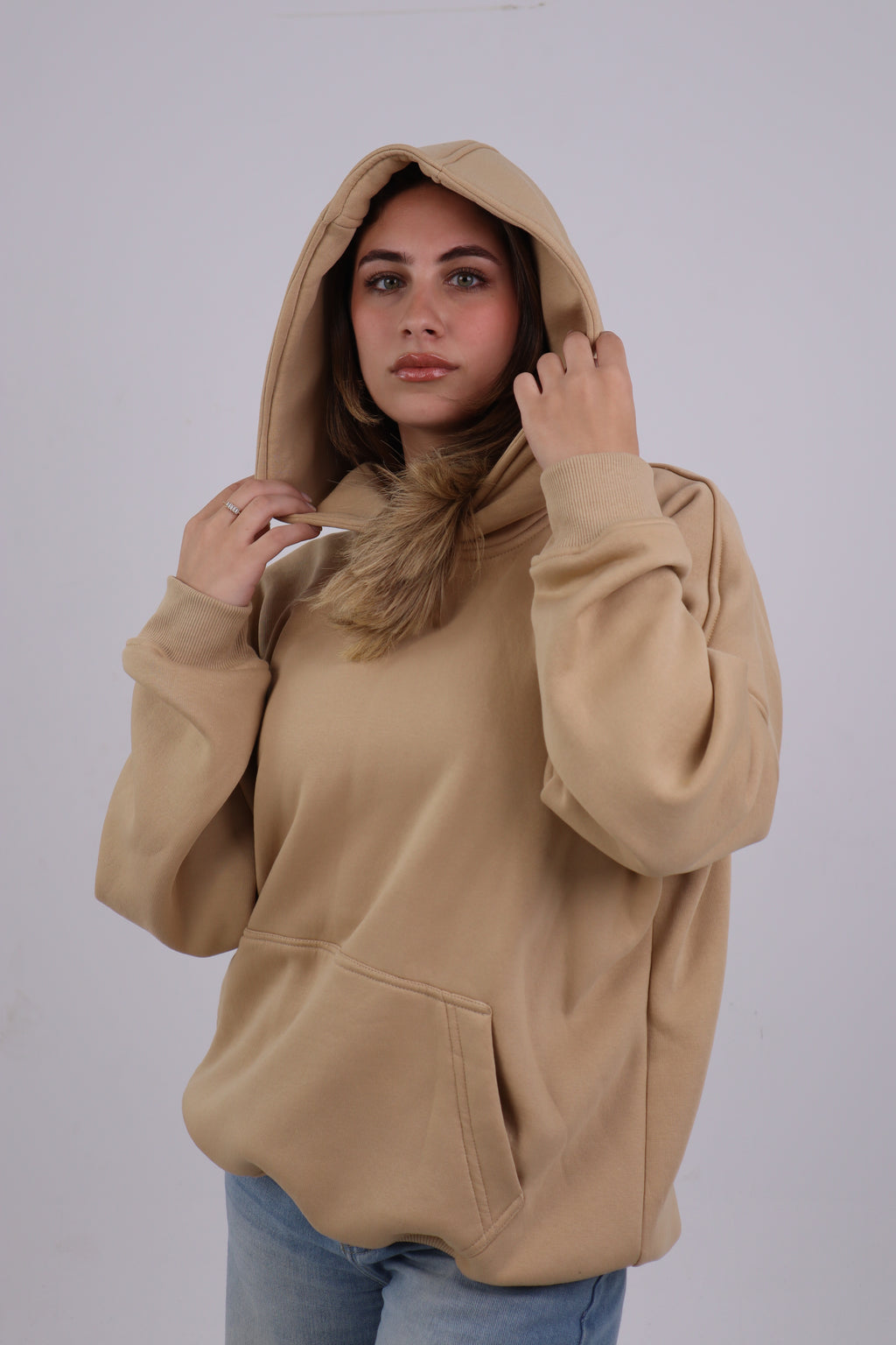 Earth Beige Hoodie